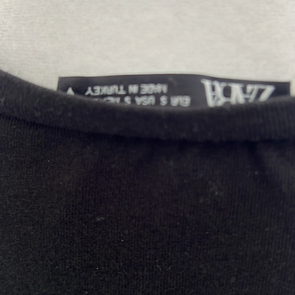 Zara Women’s Top Black Small - Picture 7 of 7